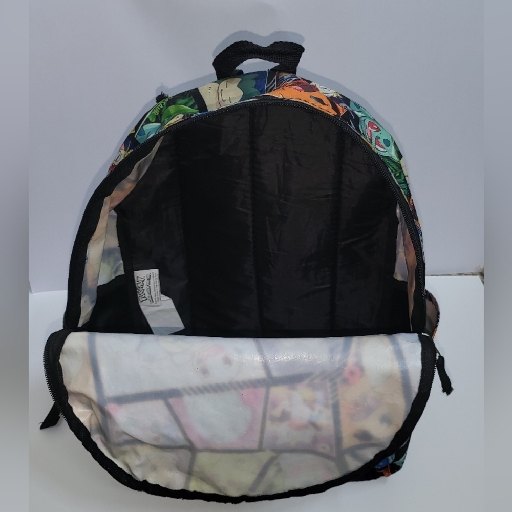 Pokemon All-Over Print Backpack 16" Canvas w/ Lower Pocket + 2 Side Pockets - Picture 7 of 16